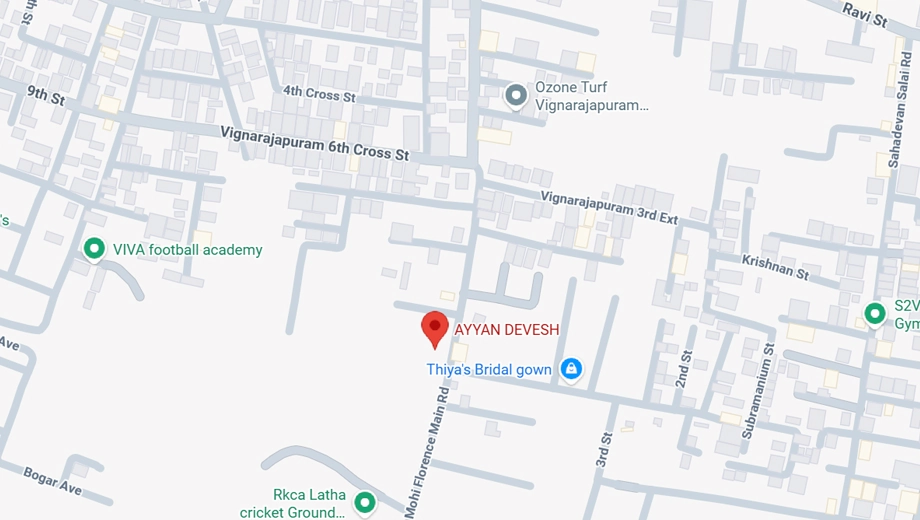 Location of Ayyan Devesh in Medavakkam, Chennai - Image 375988