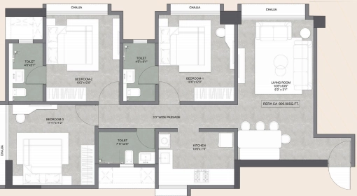 2 BHK Flat in Axiom Rudra in Goregaon West, Mumbai - Image 907593