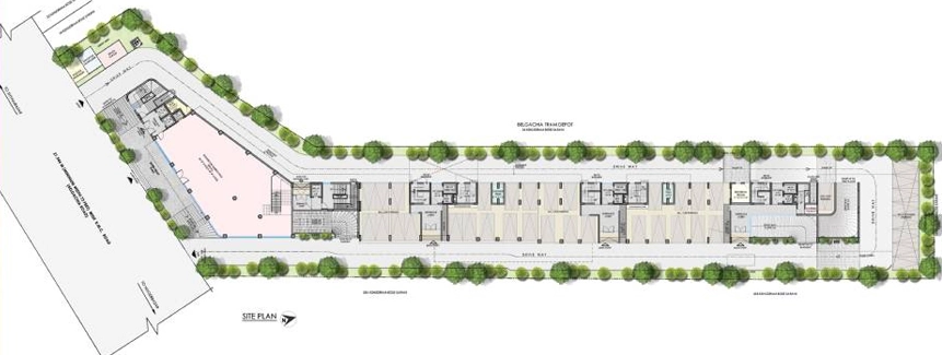 Master Plan of Shrachi Tiara Residency in Belgachia, Kolkata - Image 376038