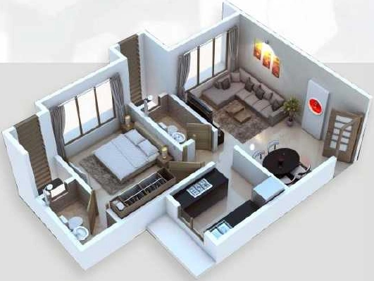 1 BHK Flat in Regent Galaxy in Malad West, Mumbai - Image 907597