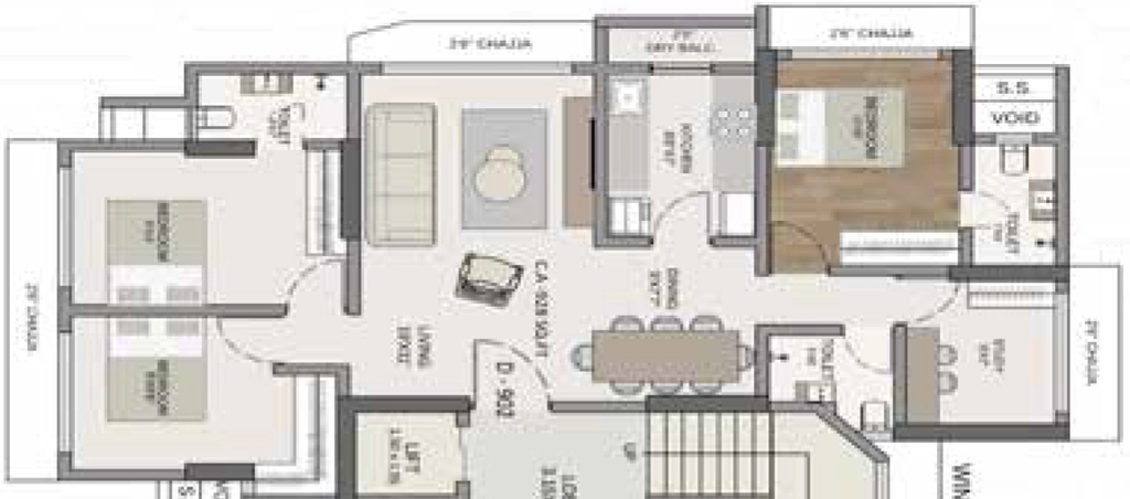 3.5 BHK Flat in Panom Park C And D Wing in Malad West, Mumbai - Image 907589