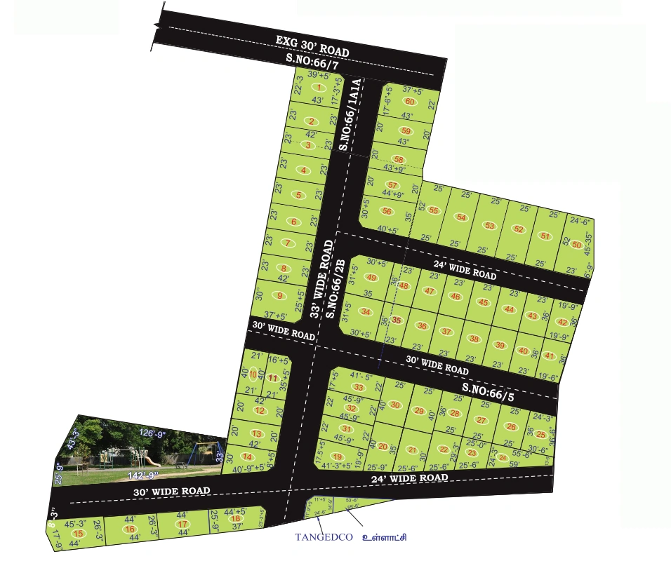 Master Plan of SM Devaki Enclave Phase 1 in Ponneri, Chennai - Image 376101