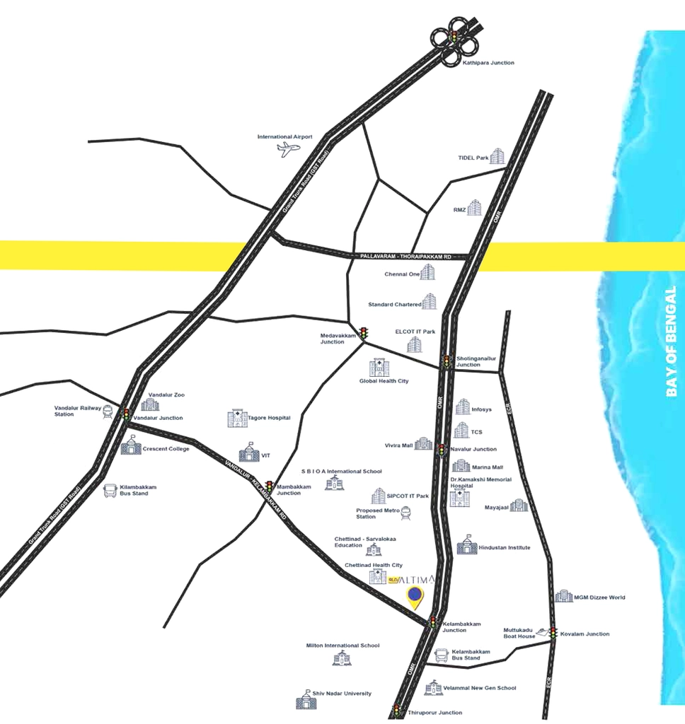 Location of RLD Altima in Kelambakkam, Chennai - Image 376111