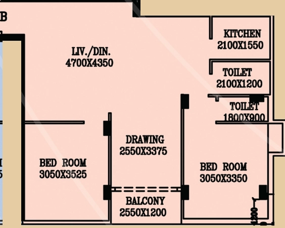2 BHK Flat in JD The Soul Residency in Dum Dum, Kolkata - Image 906302