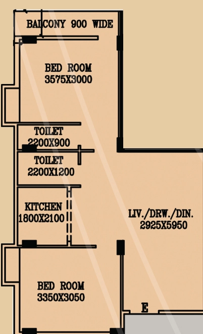 2 BHK Flat in JD The Soul Residency in Dum Dum, Kolkata - Image 906301