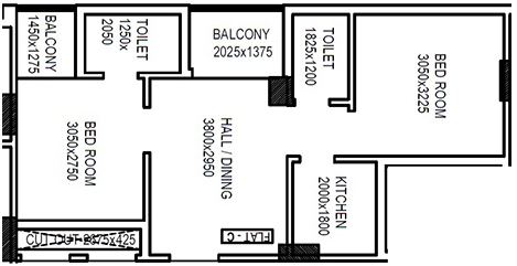 2 BHK Flat in Martin Florence in Dum Dum, Kolkata - Image 906307