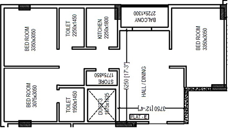 3 BHK Flat in Martin Florence in Dum Dum, Kolkata - Image 906308