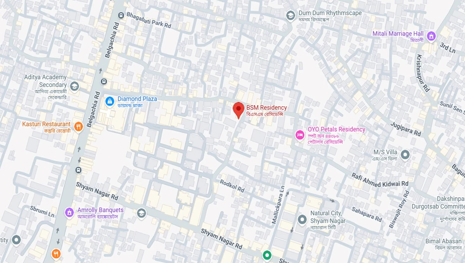 Location of BSM Residency in Dum Dum, Kolkata - Image 376154