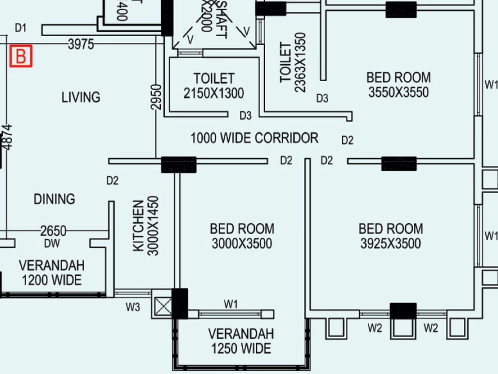 3 BHK Flat in Kalpataru Panache Green City in Dum Dum, Kolkata - Image 906325