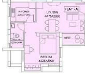 1 BHK Flat in Shrachi New Shrachi Garden in Dum Dum, Kolkata - Image 906336