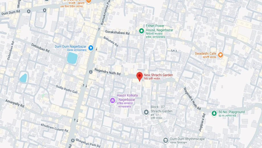 Location of Shrachi New Shrachi Garden in Dum Dum, Kolkata - Image 376199