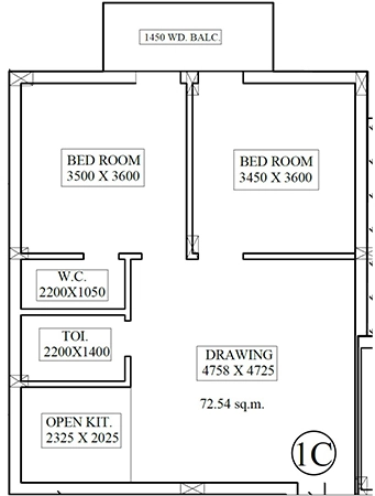 2 BHK Flat in Madhi The Lake Breeze in Sodepur, Kolkata - Image 906362