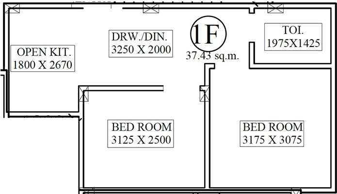 2 BHK Flat in Madhi The Lake Breeze in Sodepur, Kolkata - Image 906360