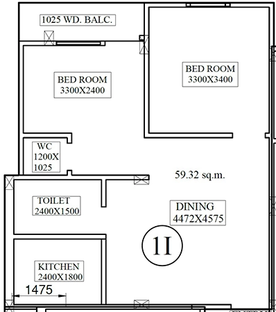 2 BHK Flat in Madhi The Lake Breeze in Sodepur, Kolkata - Image 906361