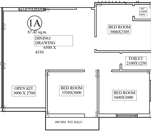 3 BHK Flat in Madhi The Lake Breeze in Sodepur, Kolkata - Image 906364
