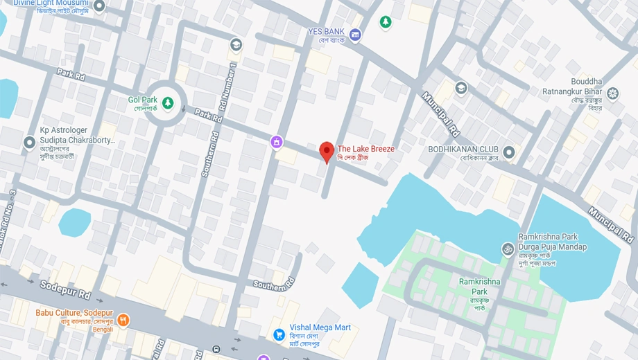 Location of Madhi The Lake Breeze in Sodepur, Kolkata - Image 376233