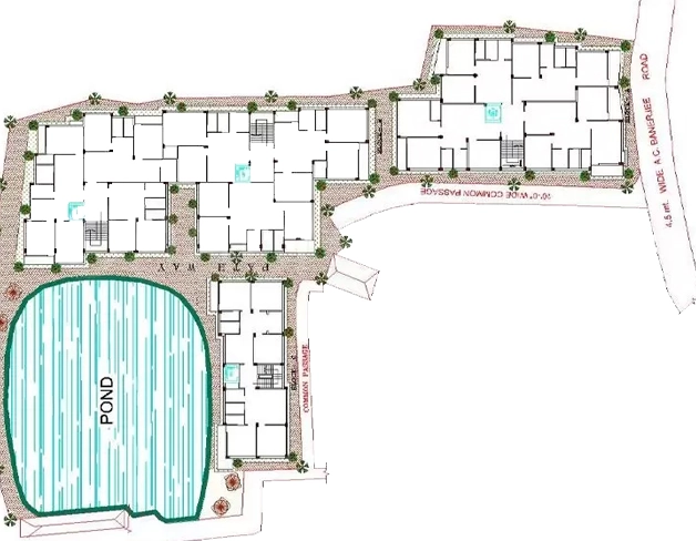 Master Plan of Nirrman Punascha Enclave in Dakshineswar, Kolkata - Image 376242