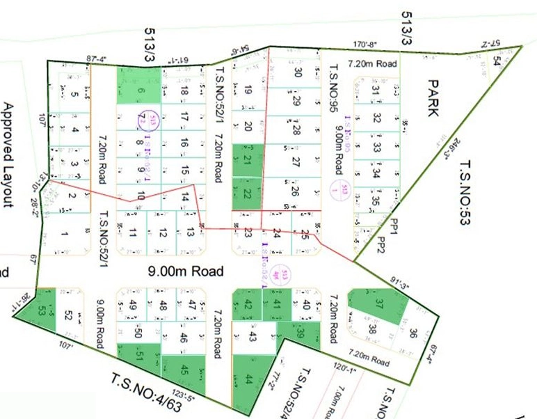 Master Plan of Sambaha Mayura Enclave in Thiruvallur, Chennai - Image 376273