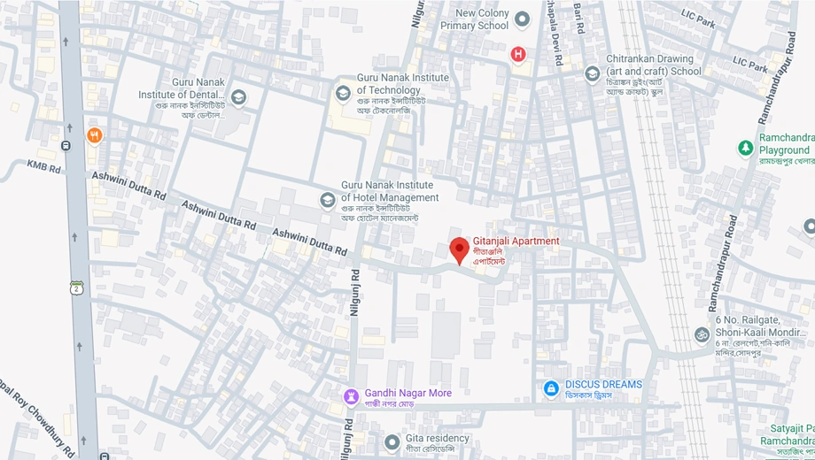 Location of NPR Gitanjali Apartments in Sodepur, Kolkata - Image 376248