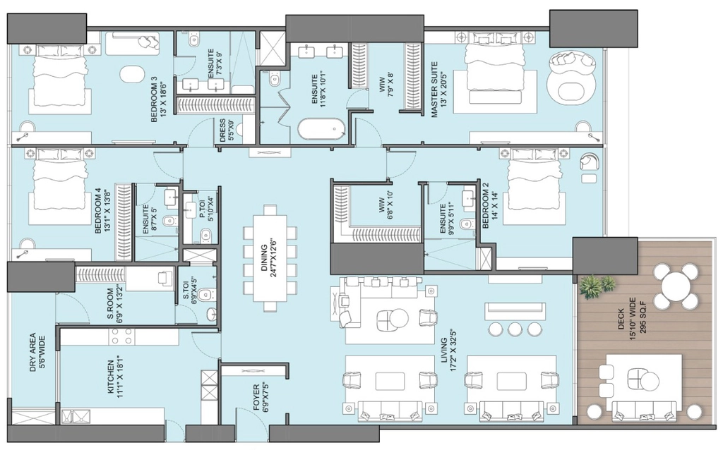 4 BHK Flat in Embassy Citadel in Worli, Mumbai - Image 906574