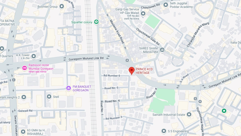 Location of Prince KCD Heritage in Goregaon East, Mumbai - Image 377997