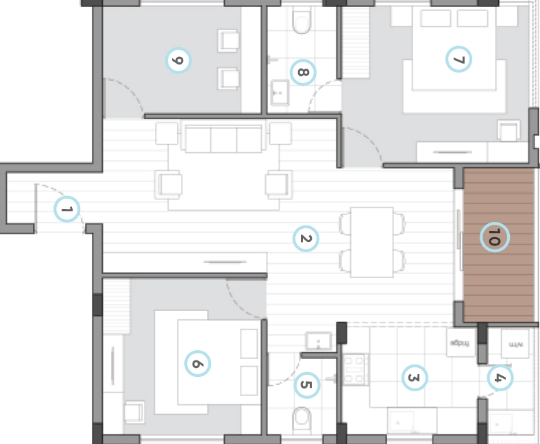 2.5 BHK Flat in EK Brickverse in Selaiyur, Chennai - Image 906443