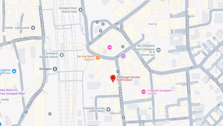 Location of Gio Vindhyagiri in Goregaon East, Mumbai - Image 379012