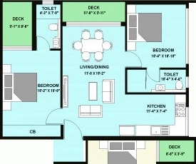 2 BHK Flat in Shirdi Whitefield Khanika in Chitlapakkam, Chennai - Image 906448
