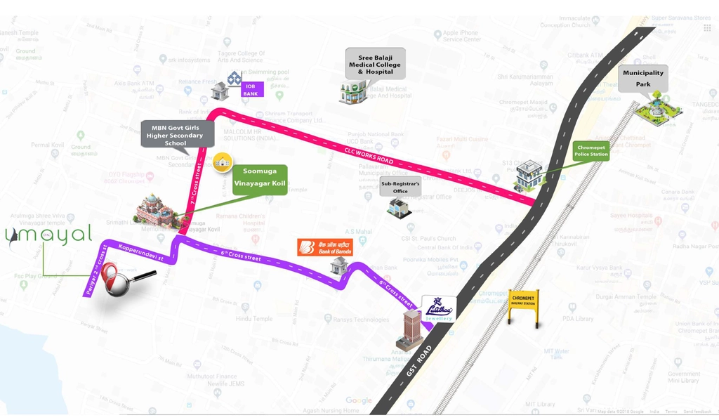 Location of DAC Umayal in Chromepet, Chennai - Image 376434