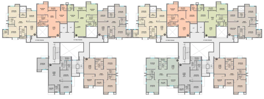 Floor Plan of DTC Good Earth in Madhyamgram, Kolkata - Image 376447