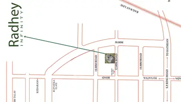 Location of Commercial Dhruva Radhey Infinity - Image 376483
