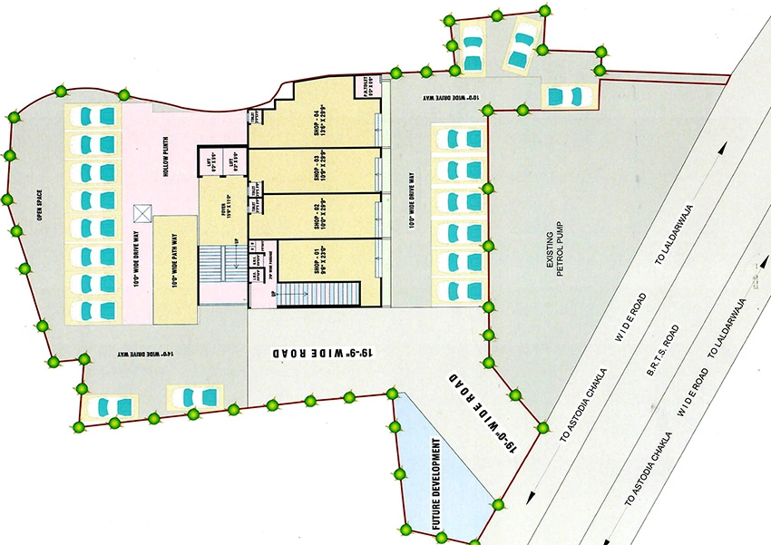 Master Plan of Etihad Shahin Avenue in Jamalpur, Ahmedabad - Image 376498