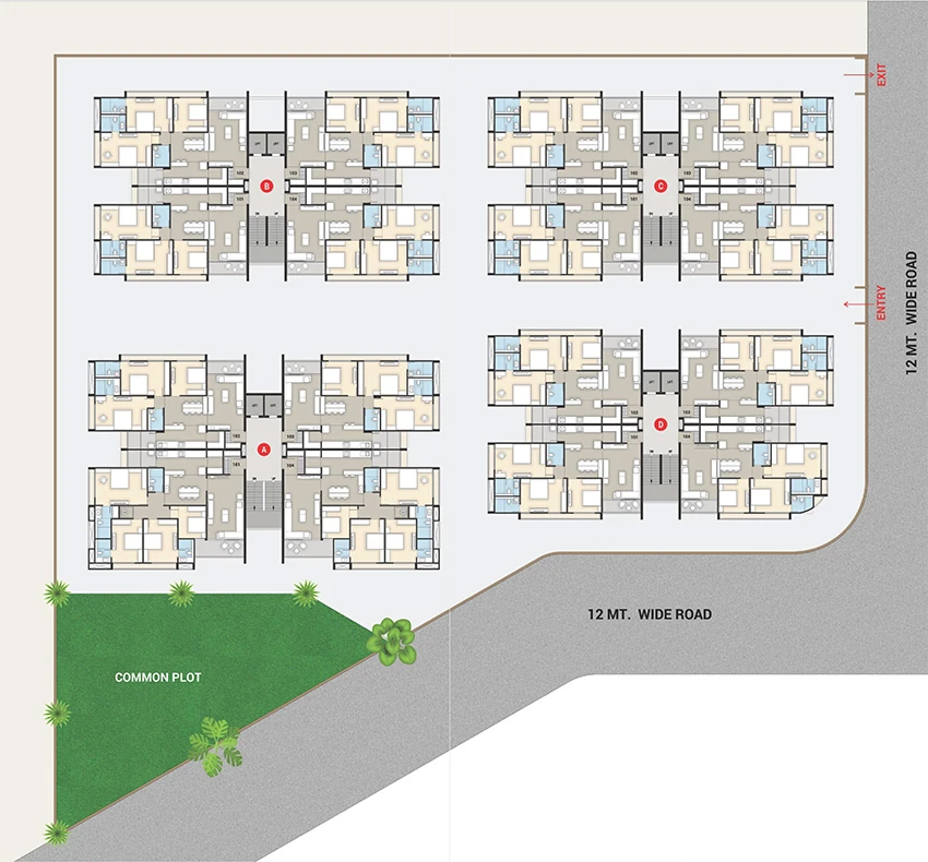 Master Plan of Grand Pushkar in Nikol, Ahmedabad - Image 376549