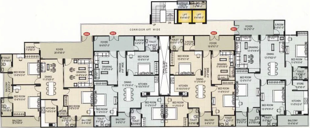 Floor Plan of Pachar Umrao Kamal Raj in C Scheme, Jaipur - Image 376587