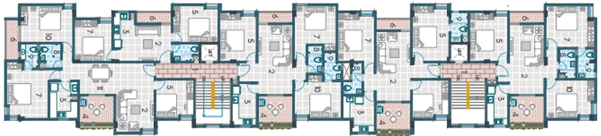 Floor Plan of Lakshmi The Urban in Madhyamgram, Kolkata - Image 376578