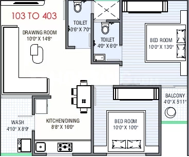 2 BHK Flat in Khodal Maulin Residency in Nikol, Ahmedabad - Image 906547