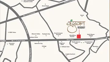 Location of Madhav Vrundavan Residency - Image 376616