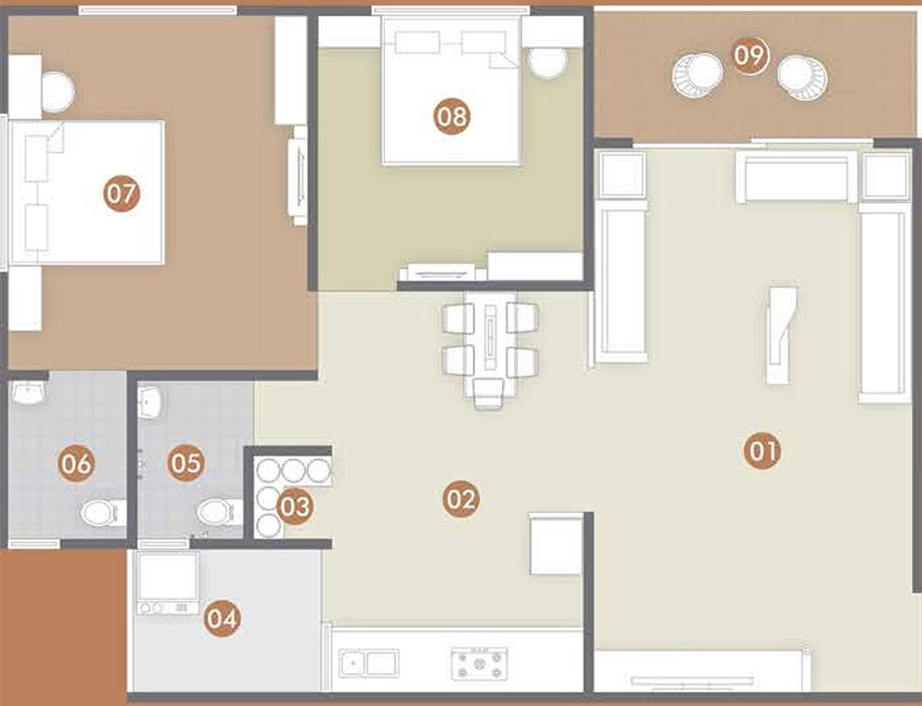 2 BHK Flat in Mahavir Samay Residency in Nana Chiloda, Ahmedabad - Image 906554