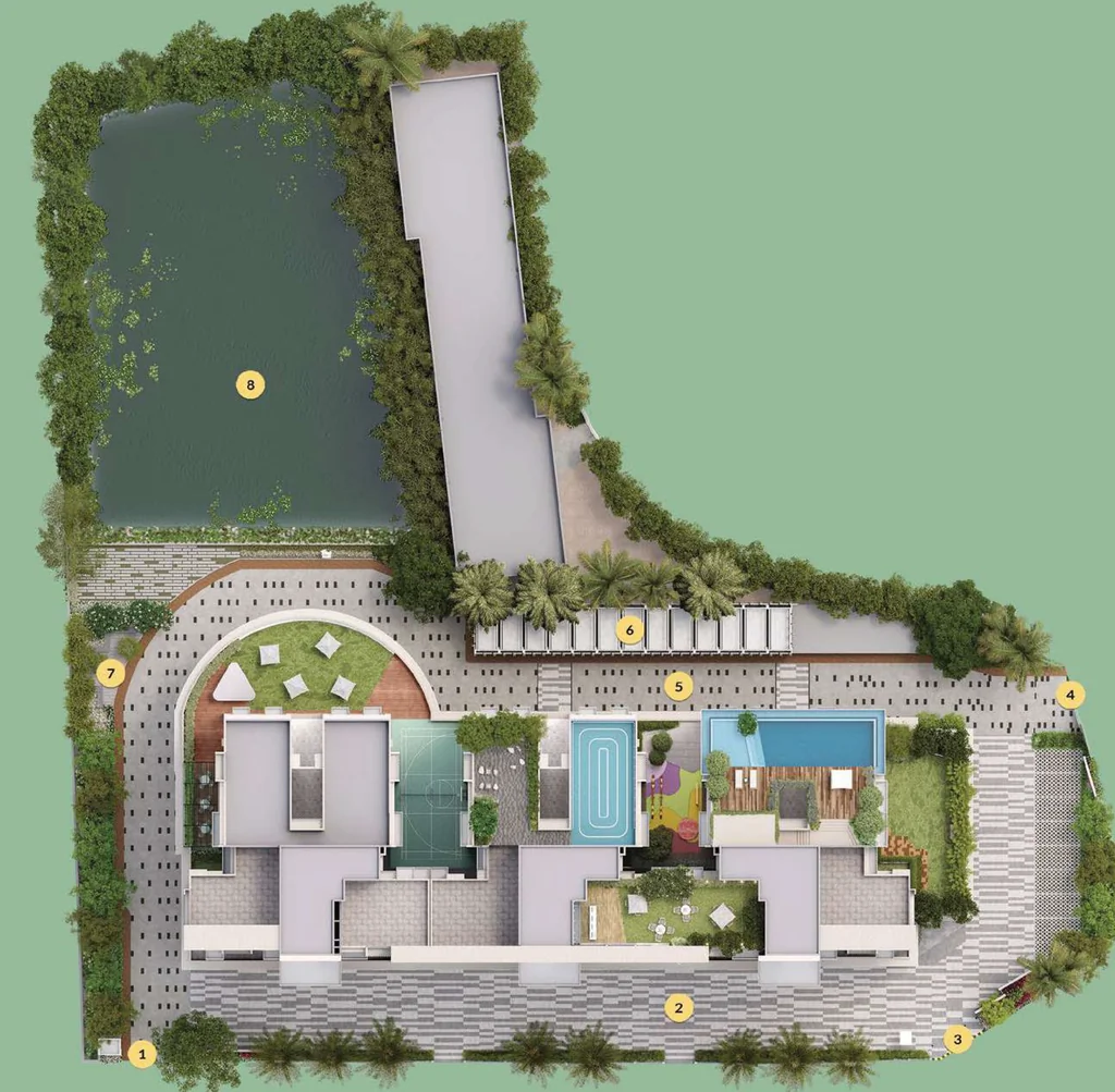 Master Plan of Rameswara Anandvann in Dum Dum, Kolkata - Image 376637
