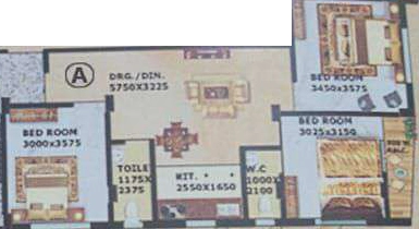 3 BHK Flat in Swabhumi Choudhury Park Enclave in Dakshineswar, Kolkata - Image 906560
