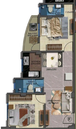 2 BHK Flat in Vaastu Shelly Apartment in Agarpara, Kolkata - Image 906563