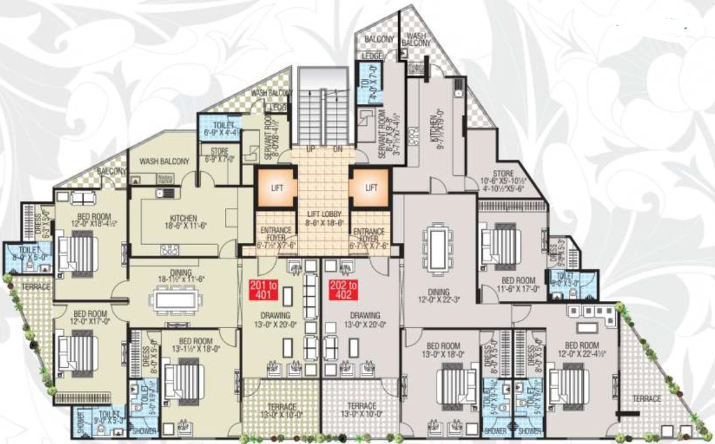 Floor Plan of Pachar Shivleela Raj in C Scheme, Jaipur - Image 376705