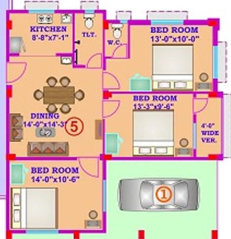 3 BHK Flat in Alliance Biman View Apartment in Jessore Road, Kolkata - Image 906597