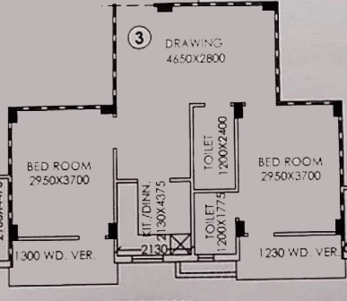 2 BHK Flat in Betop Madhu Malancha in Dum Dum, Kolkata - Image 906604