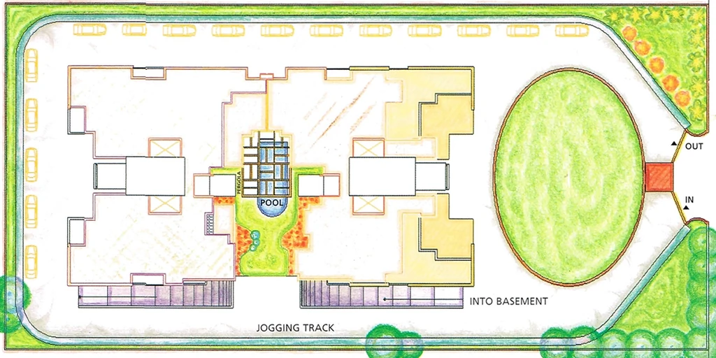 Master Plan of Trimurty Dave Apartments in Bani Park, Jaipur - Image 376765