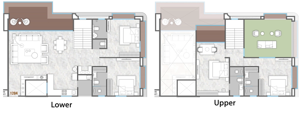 4 BHK Penthouse in Swagat Cilantra in Bhimrad, Surat - Image 906617
