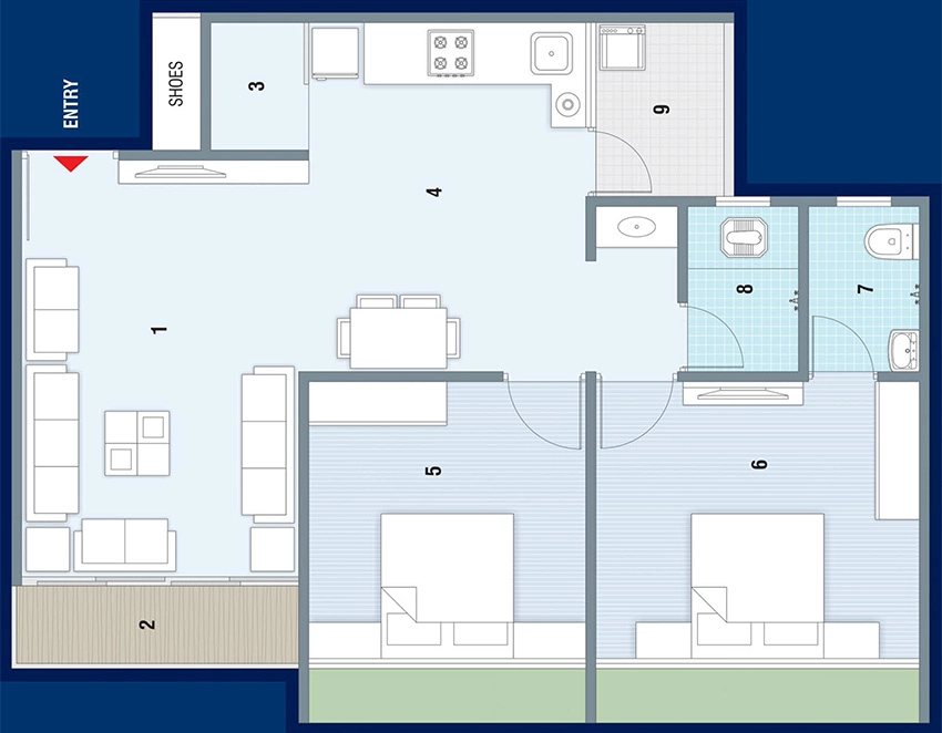 2 BHK Flat in North Kalash 2 Enclave in Vatva, Ahmedabad - Image 906610