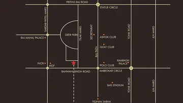 Location of Living Stone The Royal Saket - Image 376806
