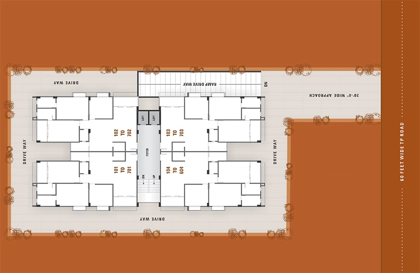 Master Plan of Pavitra Celestia in Vaishnodevi Circle, Ahmedabad - Image 376834