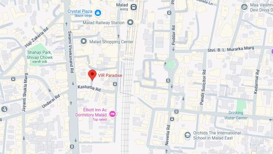Location of Vir Paradise in Malad West, Mumbai - Image 377611